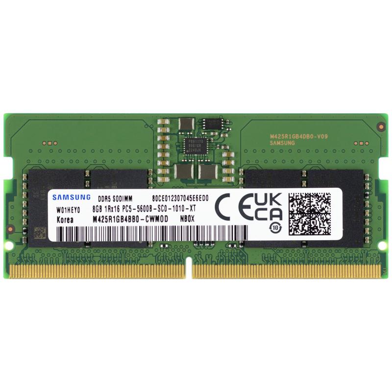 Memória RAM Samsung 8GB DDR5 5600 MHz PC5-44800 CL46 SODIMM